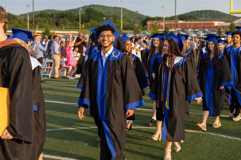 Students celebrate graduating